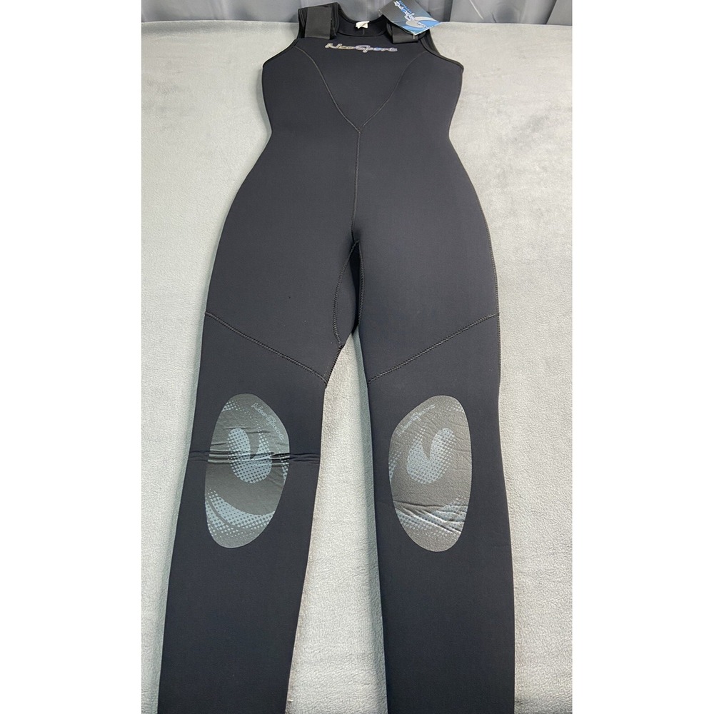 NeoSport Wetsuit Womens 6 Black 7mm Jane Long John Diving Scuba Surf Paddle Swim